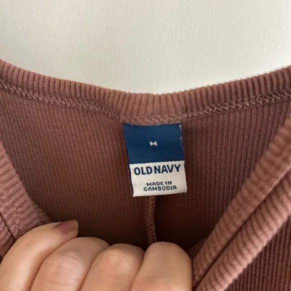 Old Navy Brown Scoop Neck Sleeveless Maxi Dress - Picture 3 of 5